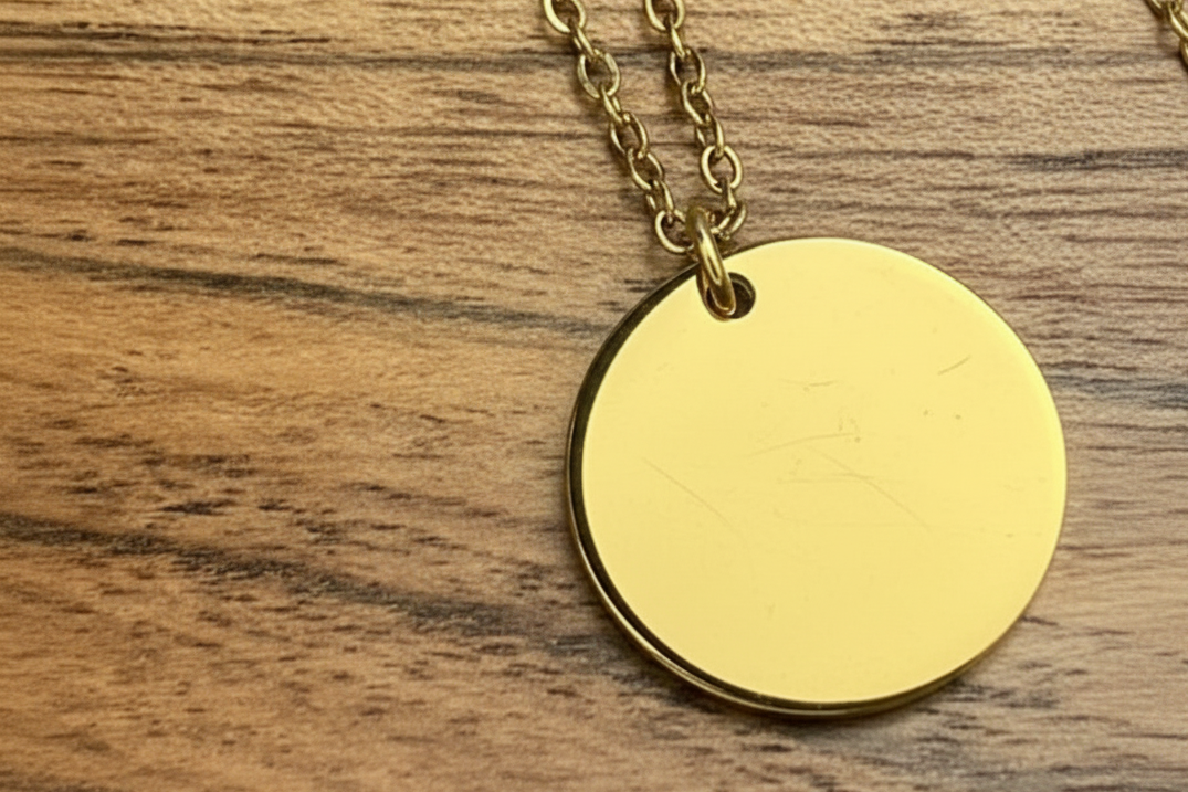 Disc Pendant Necklace