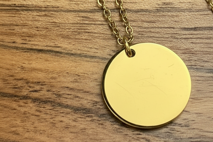 Disc Pendant Necklace