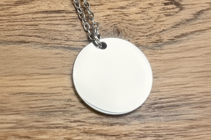 Disc Pendant Necklace