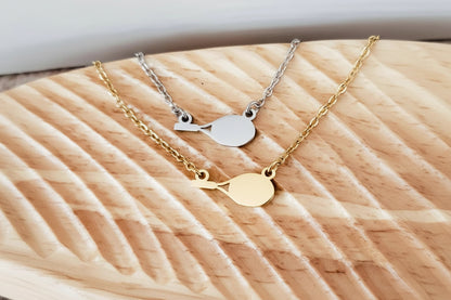 Tennis Racket Necklace