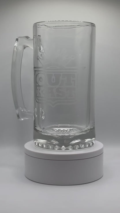 So Fresh and so Clean Clean- Outkast Unique Glass Stein for Music Lovers!