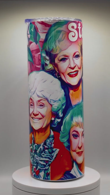 Golden Girls Tumbler - 'Stay Golden' - Perfect Gift for Fans of the Classic TV Show